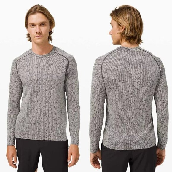 Lululemon Metal Vent Tech Long Sleeve 2.0 Space Code Graphite Grey/Vapor - Picture 1 of 8